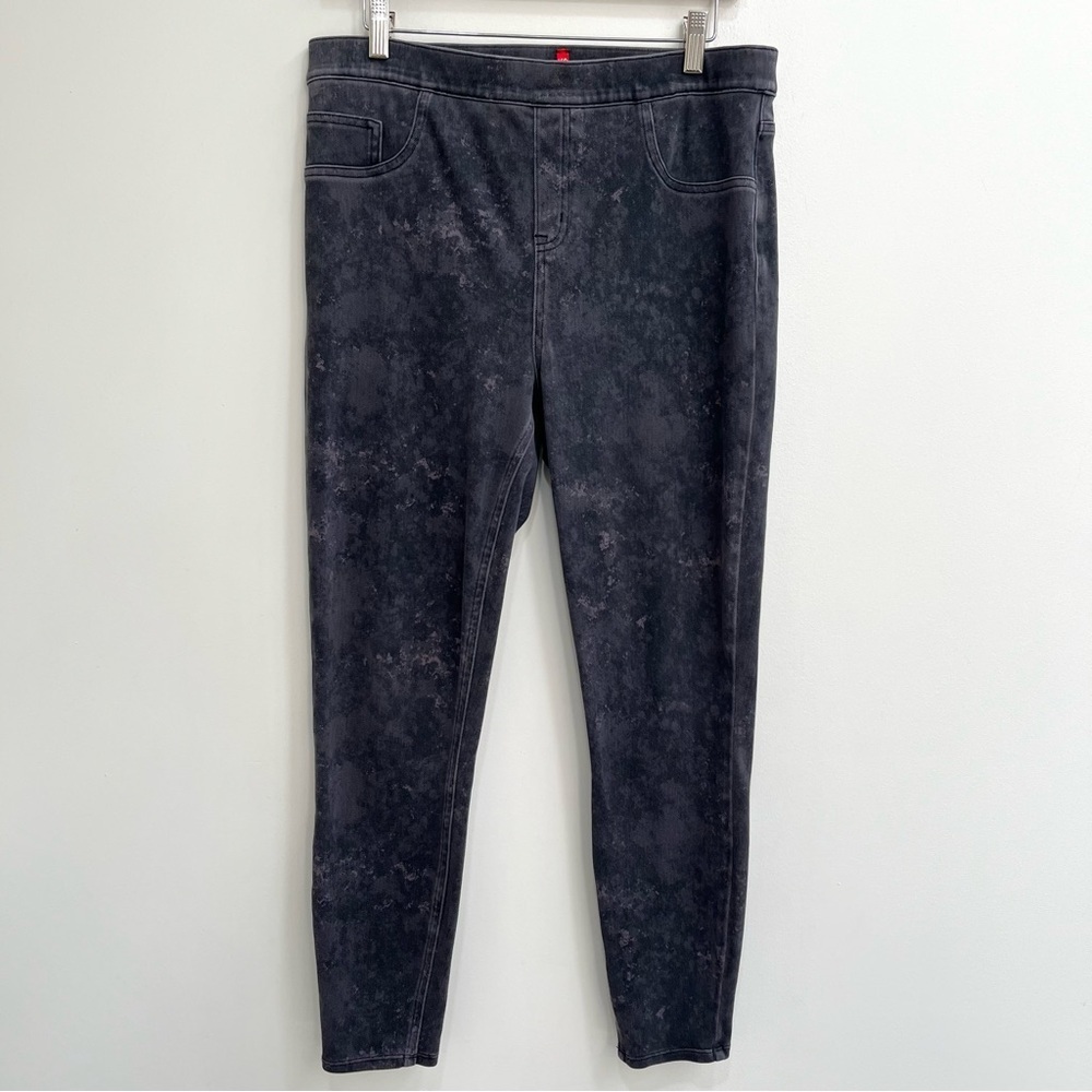 Spanx Gray Marble High Rise Jean-Ish Leggings Size XL Women's
